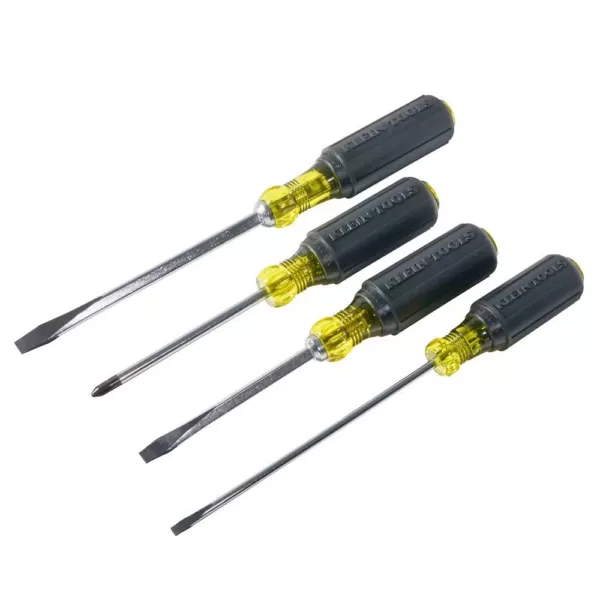 Klein Tools 4-Piece Assorted Screwdriver Set- Cushion Grip Handles