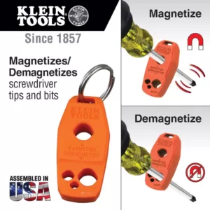 Klein Tools Screwdriver Set Plus Magnetizer, Cushion-Grip, 8-Piece