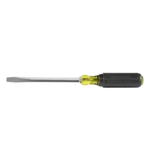 Klein Tools 5/16 in. Flat Head Screwdriver with 6 in. Square Shank- Cushion Grip Handle