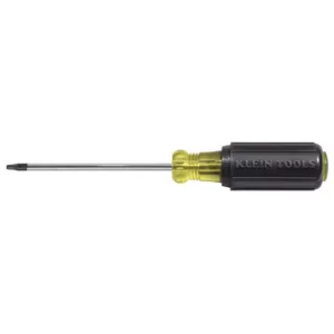 Klein Tools TORX T15 Screwdriver with 4 in. Round Shank- Cushion Grip Handle