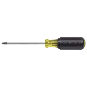 Klein Tools TORX T20 Screwdriver with 4 in. Round Shank- Cushion Grip Handle