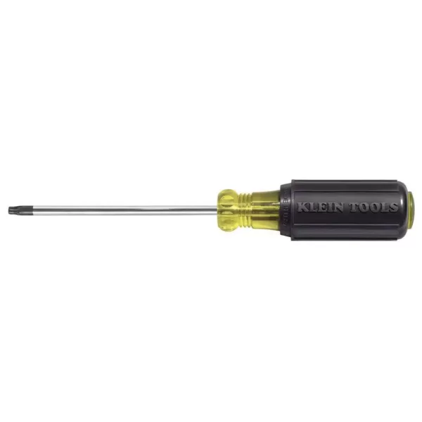 Klein Tools TORX T20 Screwdriver with 4 in. Round Shank- Cushion Grip Handle