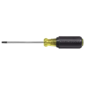 Klein Tools TORX T25 Screwdriver with 4 in. Round Shank- Cushion Grip Handle