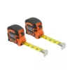 Klein Tools 25 ft. Double-Hook Magnetic Tape Measure (2-Pack)