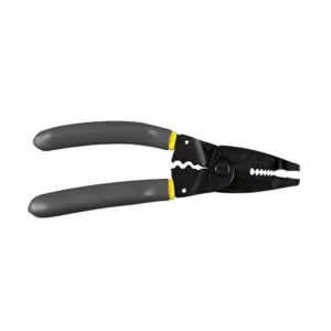 Klein Tools 7 in. Long Nose Wire Stripper and Cutter for 10-20 AWG Solid and 12-22 AWG Stranded Wire