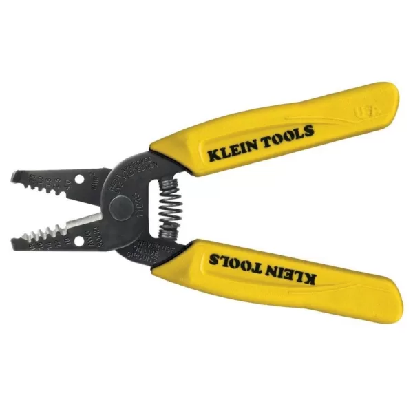 Klein Tools 6-1/4 in. Wire Stripper and Cutter for 10-18 AWG Solid Wire