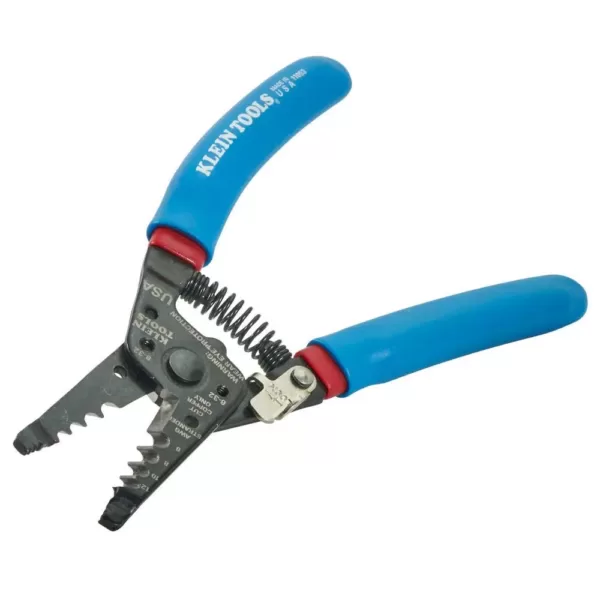 Klein Tools 7-1/8 in. Klein-Kurve Wire Stripper and Cutter for 6-12 AWG Stranded Wire