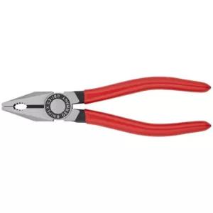 KNIPEX 7 in. Heavy Duty Forged Steel Combination Pliers with 60 HRC Cutting Edge