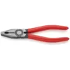 KNIPEX 7 in. Heavy Duty Forged Steel Combination Pliers with 60 HRC Cutting Edge