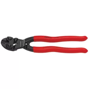 KNIPEX 8 in. Angled High Leverage Cobolt Cutting Pliers with Notch