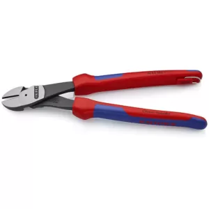 KNIPEX 10 in. H Leverage Diagonal Cutters with Dual Comfort Grips and Tether Attachment