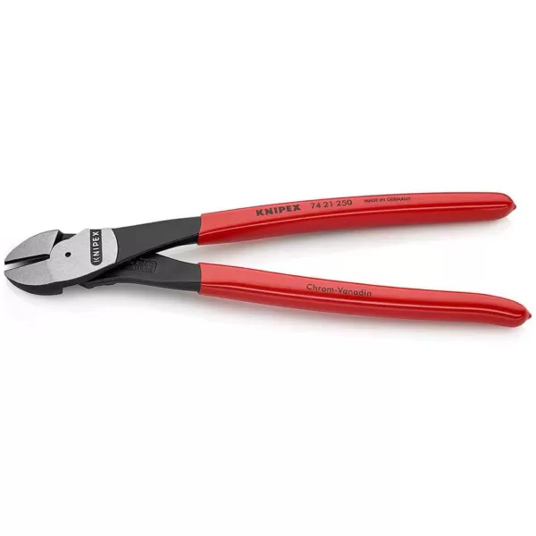 KNIPEX 10 in. High Leverage Angled Diagonal Cutters