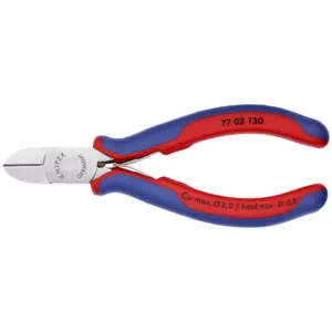 KNIPEX 5-1/4 in. Electronics Diagonal Cutters with Comfort Grip Handles