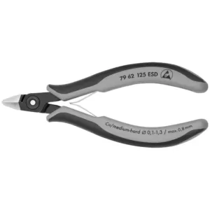 KNIPEX 5 in. Precision Electronics Diagonal Cutters with ESD Handles