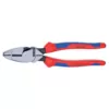 KNIPEX 9 in. High Leverage New England Style Linemans Pliers with Comfort Grip Handle