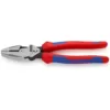 KNIPEX 9-1/4 in. Ultra-High Leverage Lineman's Pliers with Fish Tape Puller and Crimper