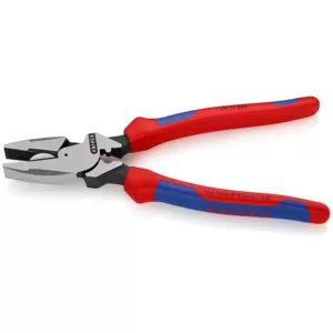 KNIPEX 9-1/4 in. Ultra-High Leverage Lineman's Pliers with Fish Tape Puller and Crimper