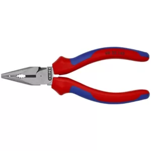 KNIPEX 5-3/4 in. Needle Nose Combination Pliers with Dual-Component Comfort Grips