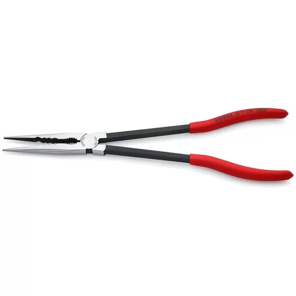 KNIPEX 11 in. Extra Log Reach Long Nose Pliers