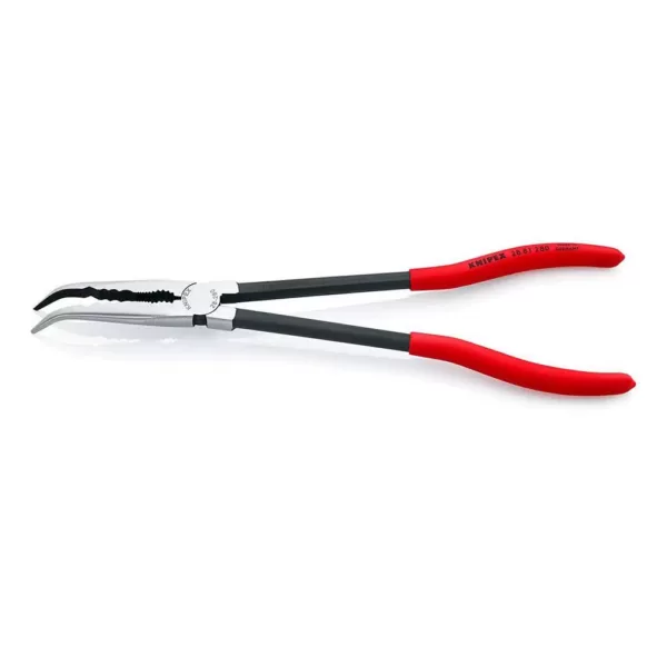 KNIPEX 11 in. Extra Log Reach Angled Long Nose Pliers