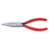 KNIPEX 6-1/4 in. Long Nose Pliers-Half Round Tips