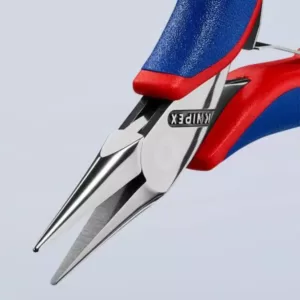 KNIPEX 4-1/2 in. Electronics Pliers with Flat Tips with Comfort Grip