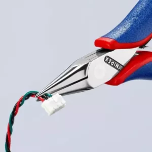 KNIPEX 4-1/2 in. Half Round Tips Electronics Pliers