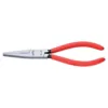 KNIPEX 7-1/2 in. Long Nose Pliers W/O Cutter-Flat Tips