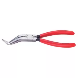 KNIPEX 8 in. Long Nose Pliers W/O Cutter-Double Angled