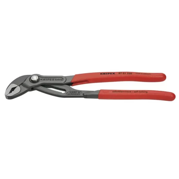 KNIPEX Cobra Series 10 in. Box Slip Joint Pliers with Pinch Guard