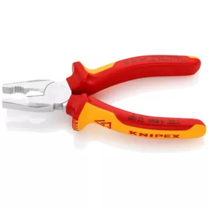 KNIPEX 6-1/4 in. Insulated Combination Pliers