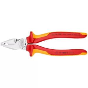 KNIPEX 7-1/4 in. High Leverage Insulated Combination Pliers