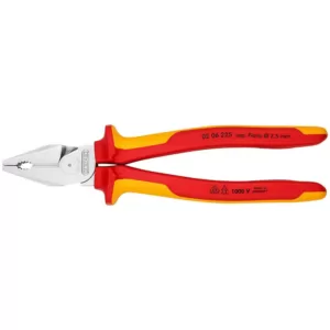 KNIPEX 9 in. High Leverage Insulated Combination Pliers