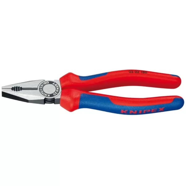 KNIPEX 7-1/4 in. Combination Pliers with Comfort Grip