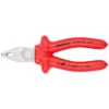 KNIPEX 7-1/4 in. Insulated Combination Pliers with Chrome Finish