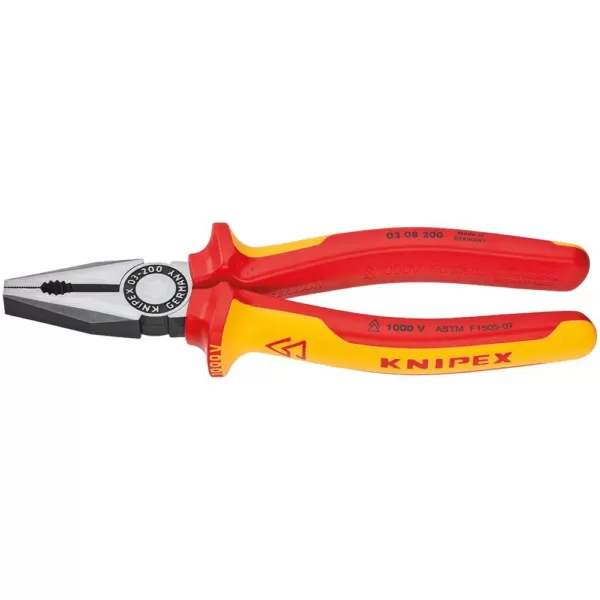 KNIPEX 8 in. Insulated Combination Pliers