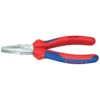 KNIPEX 6-1/4 in. Flat Nose Pliers with Comfort Grip and Chrome Finish