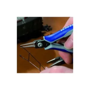 KNIPEX 5-1/4 in. Precision Electronics Pliers-Round Tips