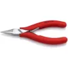 KNIPEX 4-1/2 in. Electronics Gripping Pliers with Half Round Tips