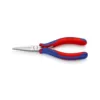 KNIPEX 5-3/4 in. Electronics Pliers-Flat Tips with Comfort Grip