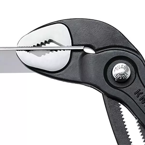 KNIPEX 12 in. Cobra Pliers with Dual-Component Comfort Grips and Tether Attachment