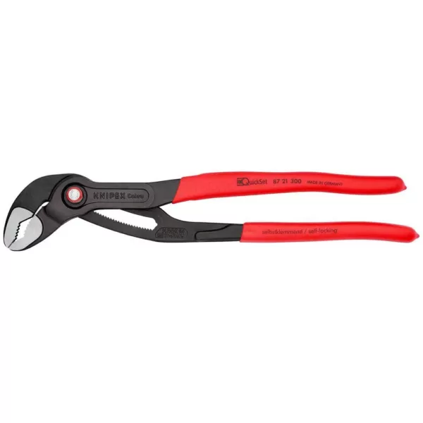 KNIPEX 12 in. Cobra Pliers with Quick Set Functionality