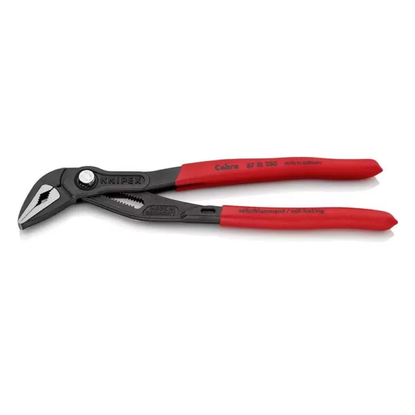 KNIPEX 10 in. Cobra Series Pliers with Extra-Slim Nose for Tight Spaces