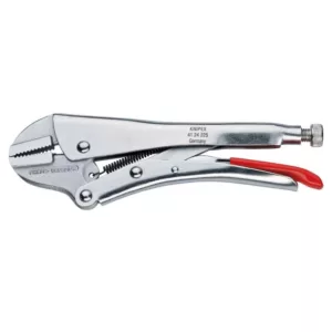 KNIPEX 9 in. Locking Pliers with Straight Jaws