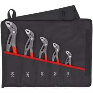 KNIPEX Cobra Pliers Set with Tool Roll (5-Piece)