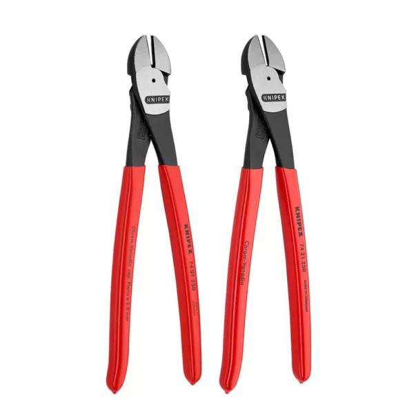 KNIPEX 10 in. Diagonal Cutter Set (2-Piece)