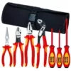 KNIPEX Pliers and Screwdriver Tool Set with Nylon Pouch (7-Piece)