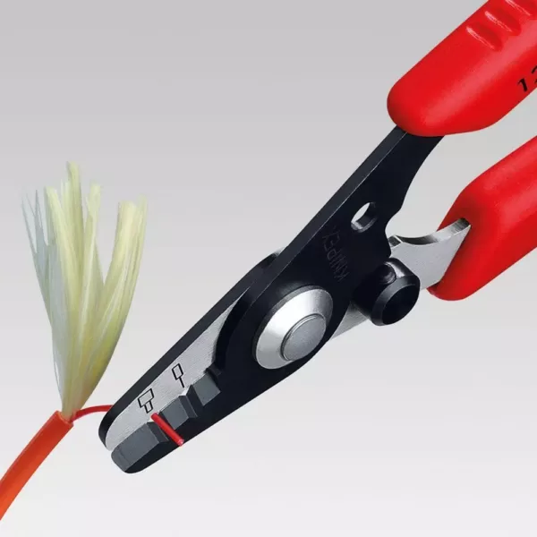 KNIPEX 5-1/4 in. Wire Stripper for Fiber Optics