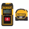 DEWALT 40 ft. Lithium-Ion Rechargeable Pocket Laser Distance Measurer and 25 ft. x 1-1/8 in. Tape Measure