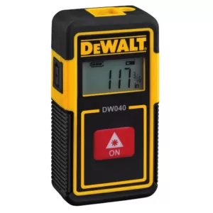 DEWALT 40 ft. Lithium-Ion Rechargeable Pocket Laser Distance Measurer and 25 ft. x 1-1/8 in. Tape Measure